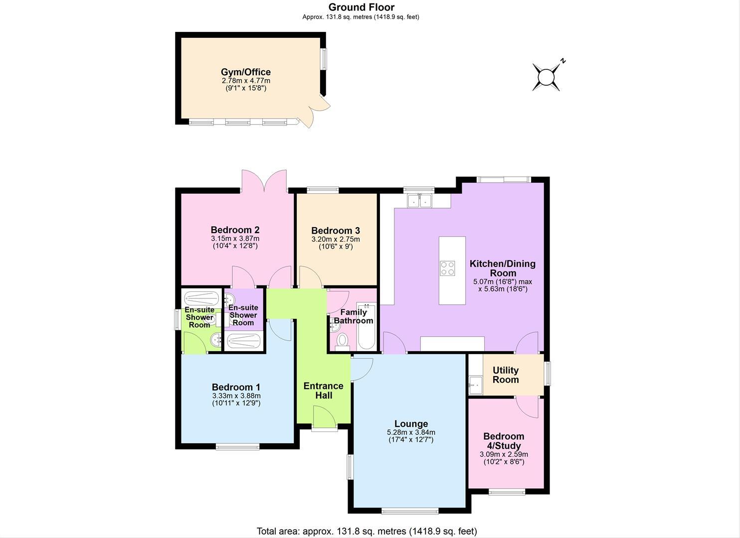 Newfield Avenue, Kenilworth floorplan