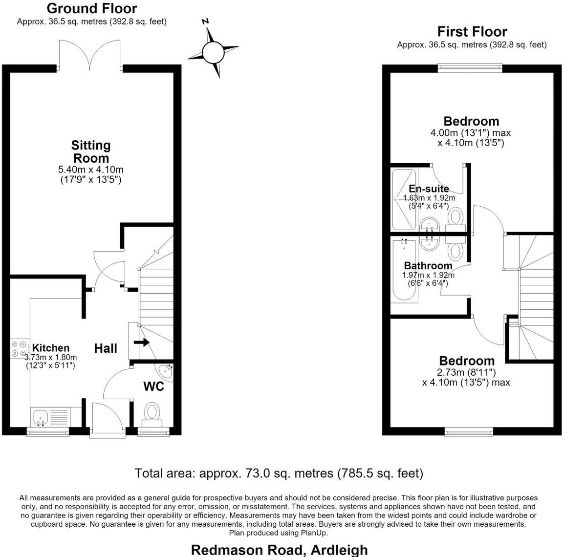 Redmason Road, Ardleigh, Colchester, CO7 7SW floorplan