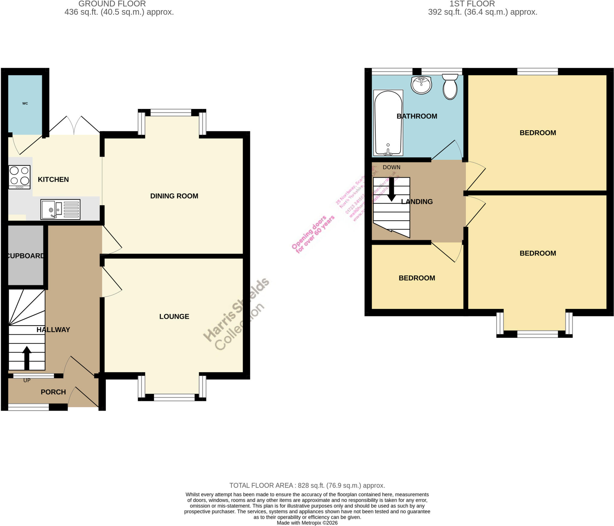 Woodall Avenue, Scarborough, YO12 floorplan
