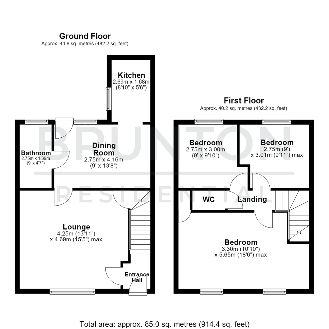St. Marys Field, Morpeth, NE61 floorplan