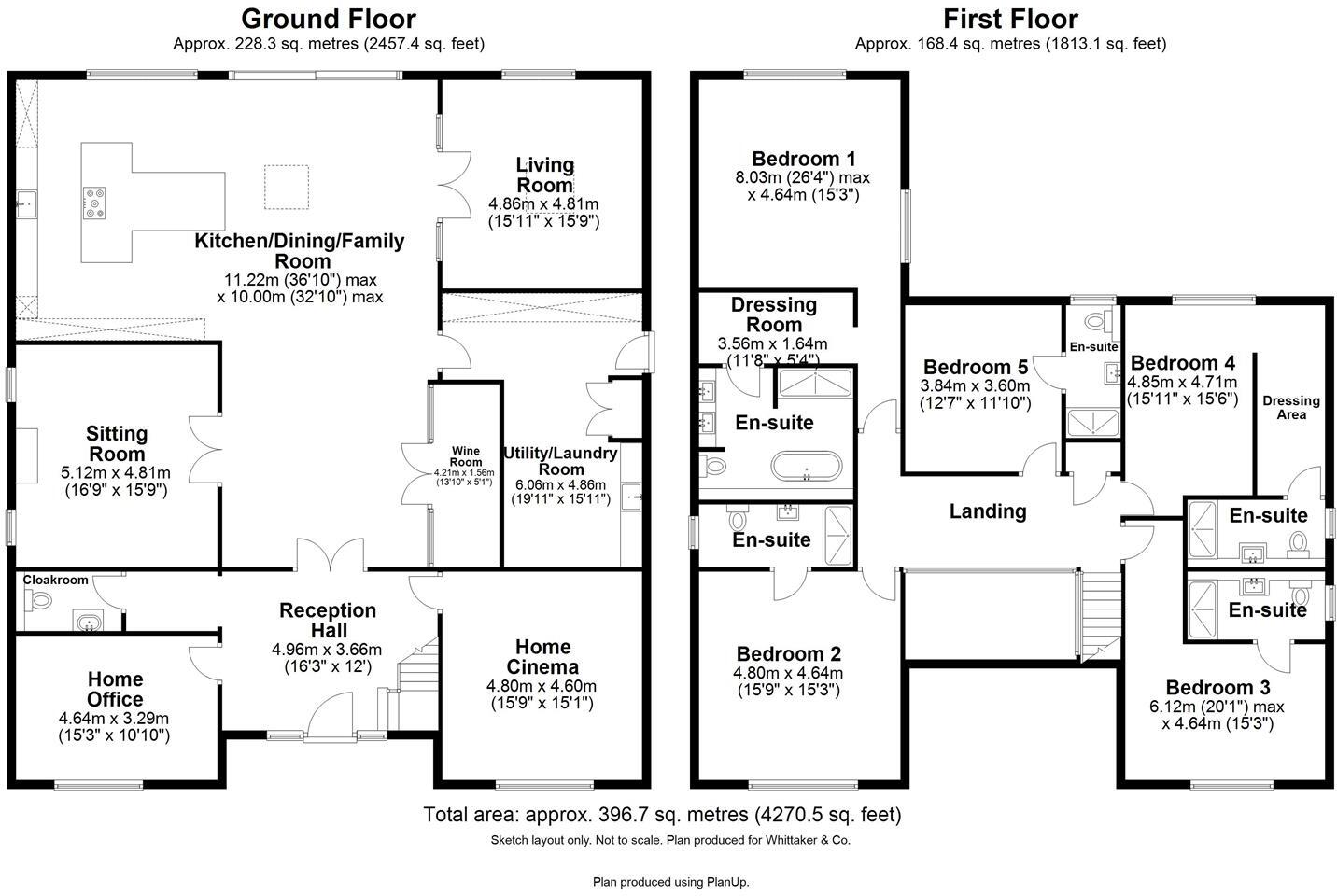 The Uplands, Harpenden floorplan