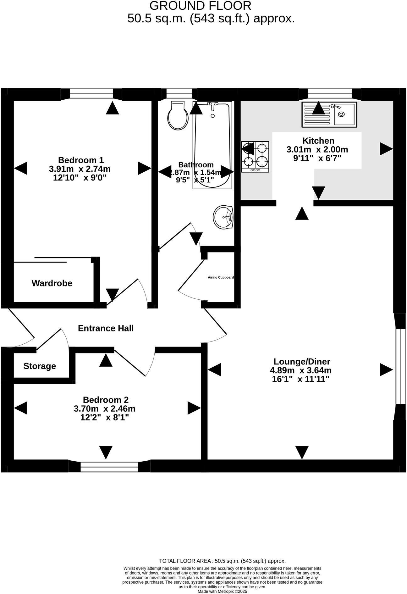Somerset Road, Portishead floorplan