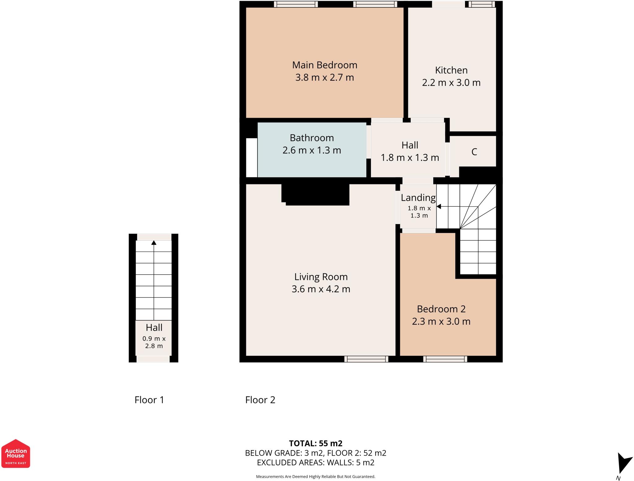 143. Salisbury Street, Blyth, Northumberland NE24 1JN floorplan