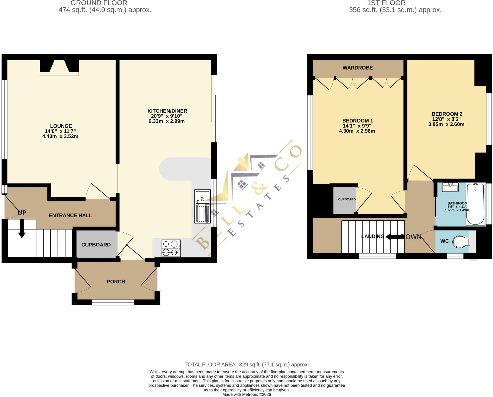 Osborne Road, Kiveton Park, Sheffield  floorplan