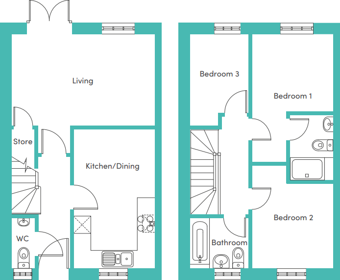 Langley Close, Bishops Auckland, DL14 floorplan