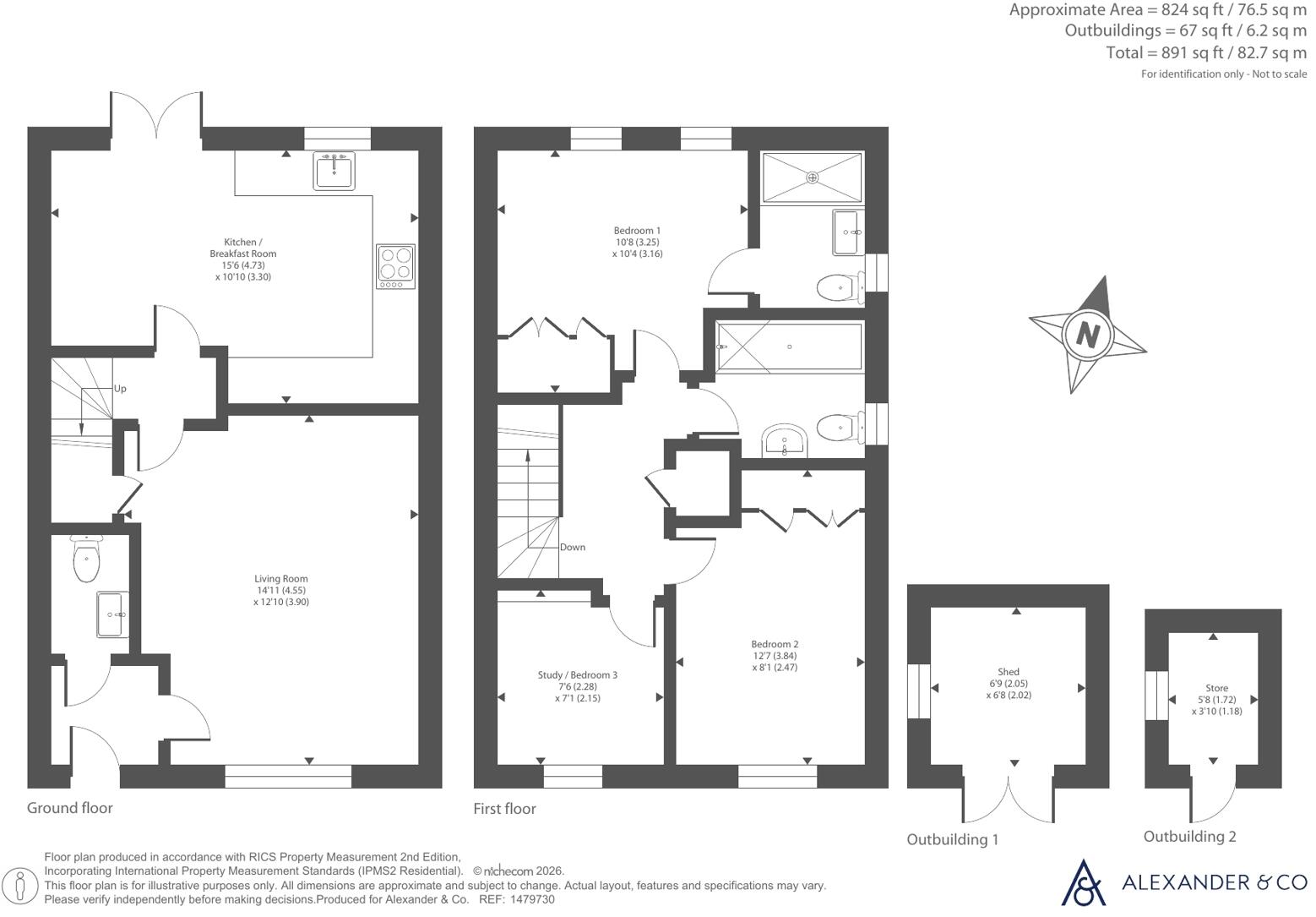 Alfred Way, Buckingham, Buckinghamshire floorplan