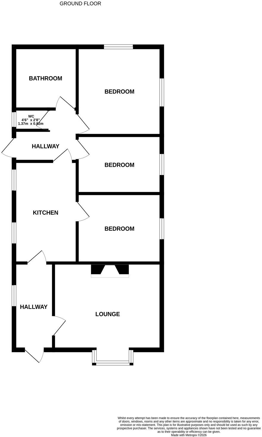 Second Avenue, Caister-On-Sea, Great Yarmouth, NR30 floorplan
