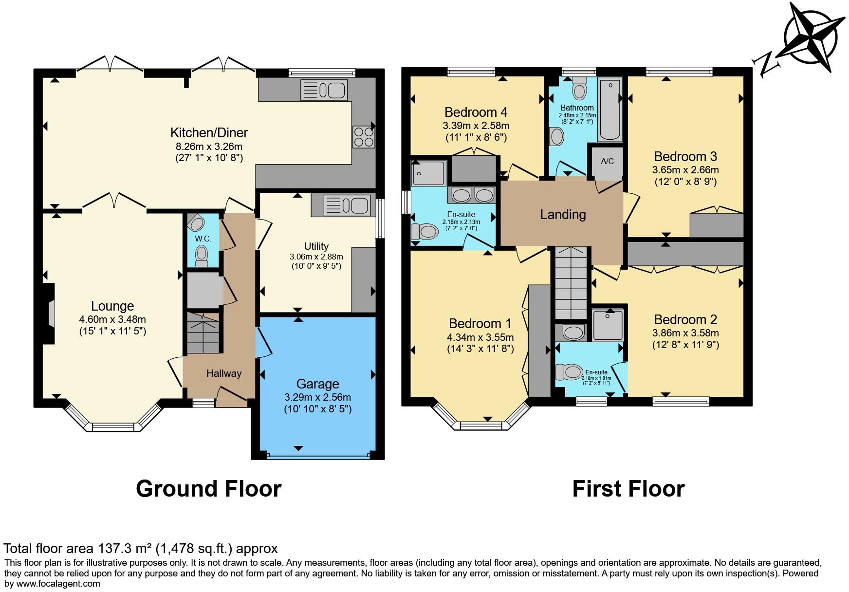 Brindley Close, Stoney Stanton, LE9 floorplan