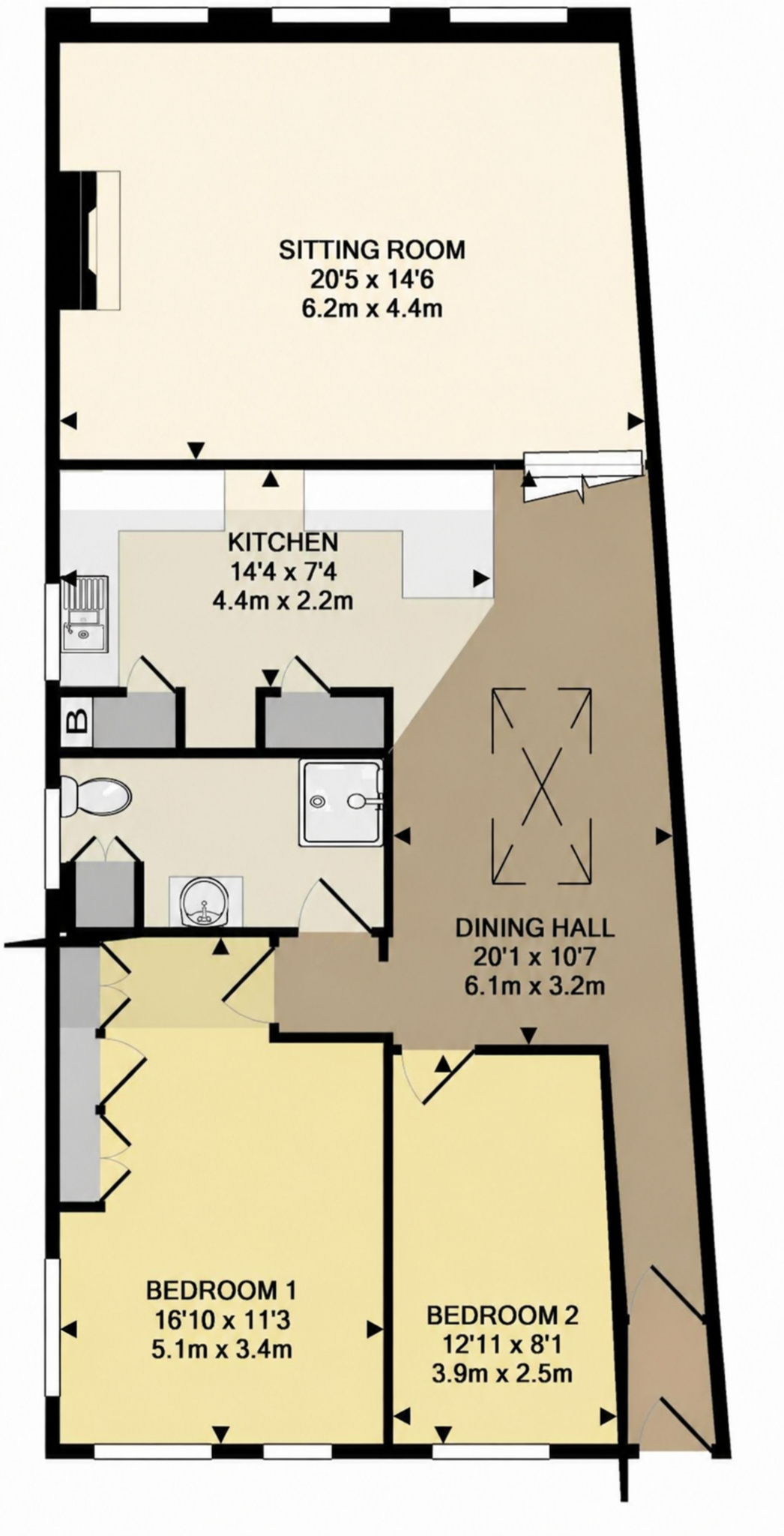 Higher Warberry Road, Torquay, TQ1 floorplan