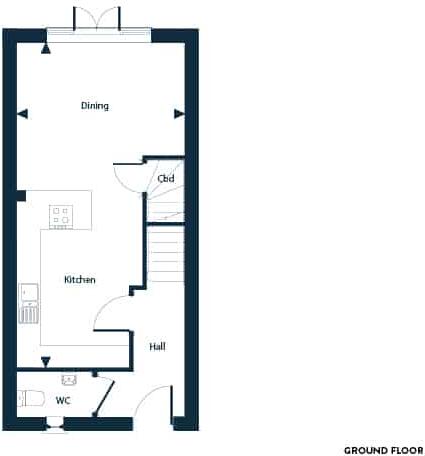 1 Long Heath Rise, Tithebarn floorplan