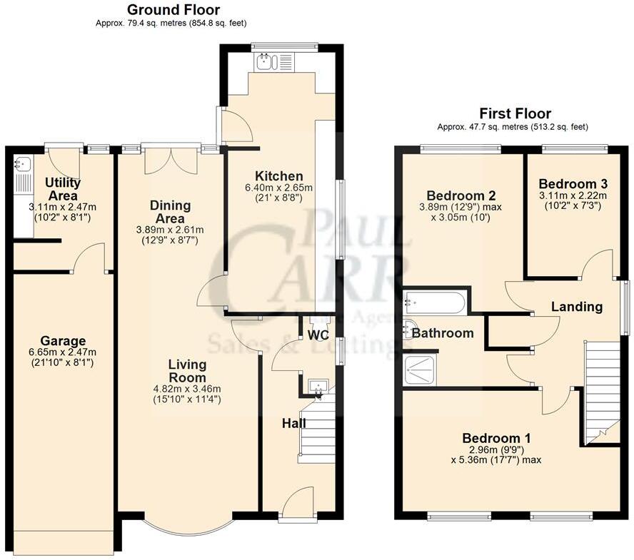 Julian Close, Great Wyrley, WS6 6NP floorplan
