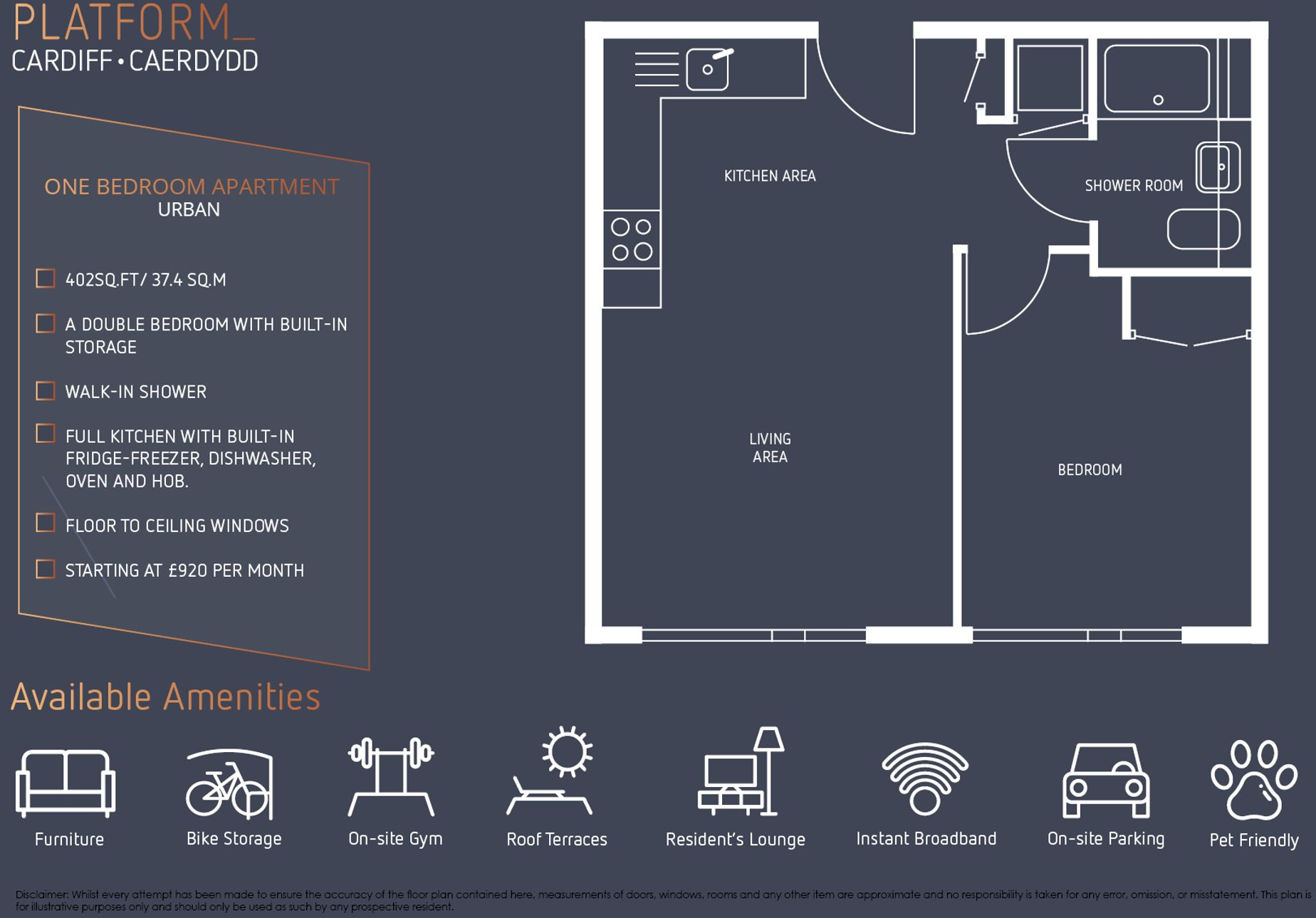 Platform Cardiff, Dumballs Road, CF10 floorplan