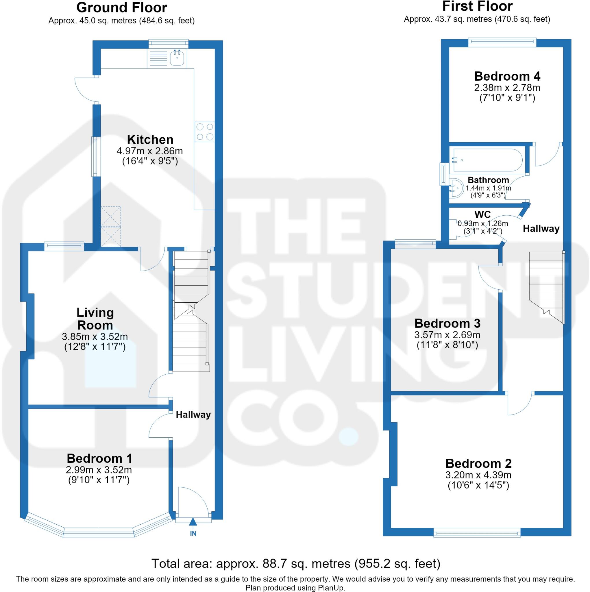 Lenton Boulevard, Lenton floorplan