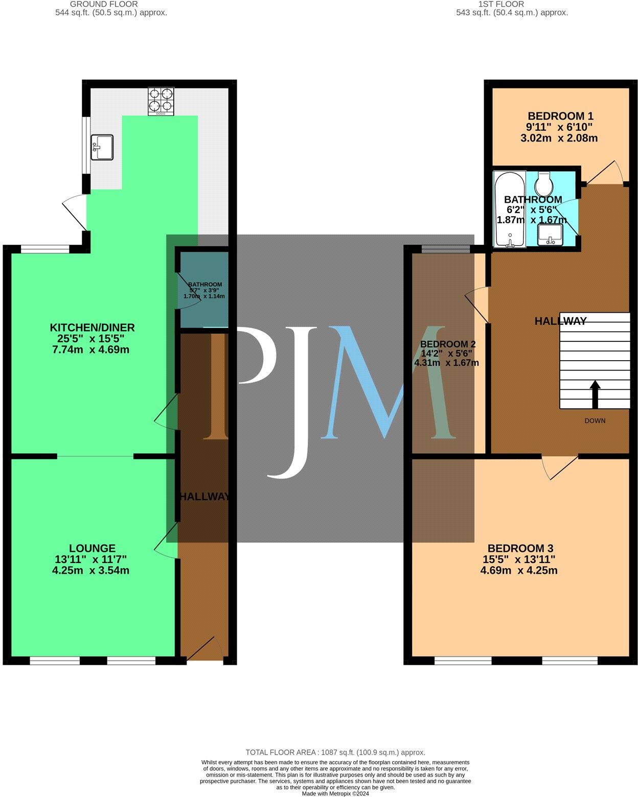 Dumbell Street, Pendlebury, Swinton, Greater Manchester, M27 floorplan