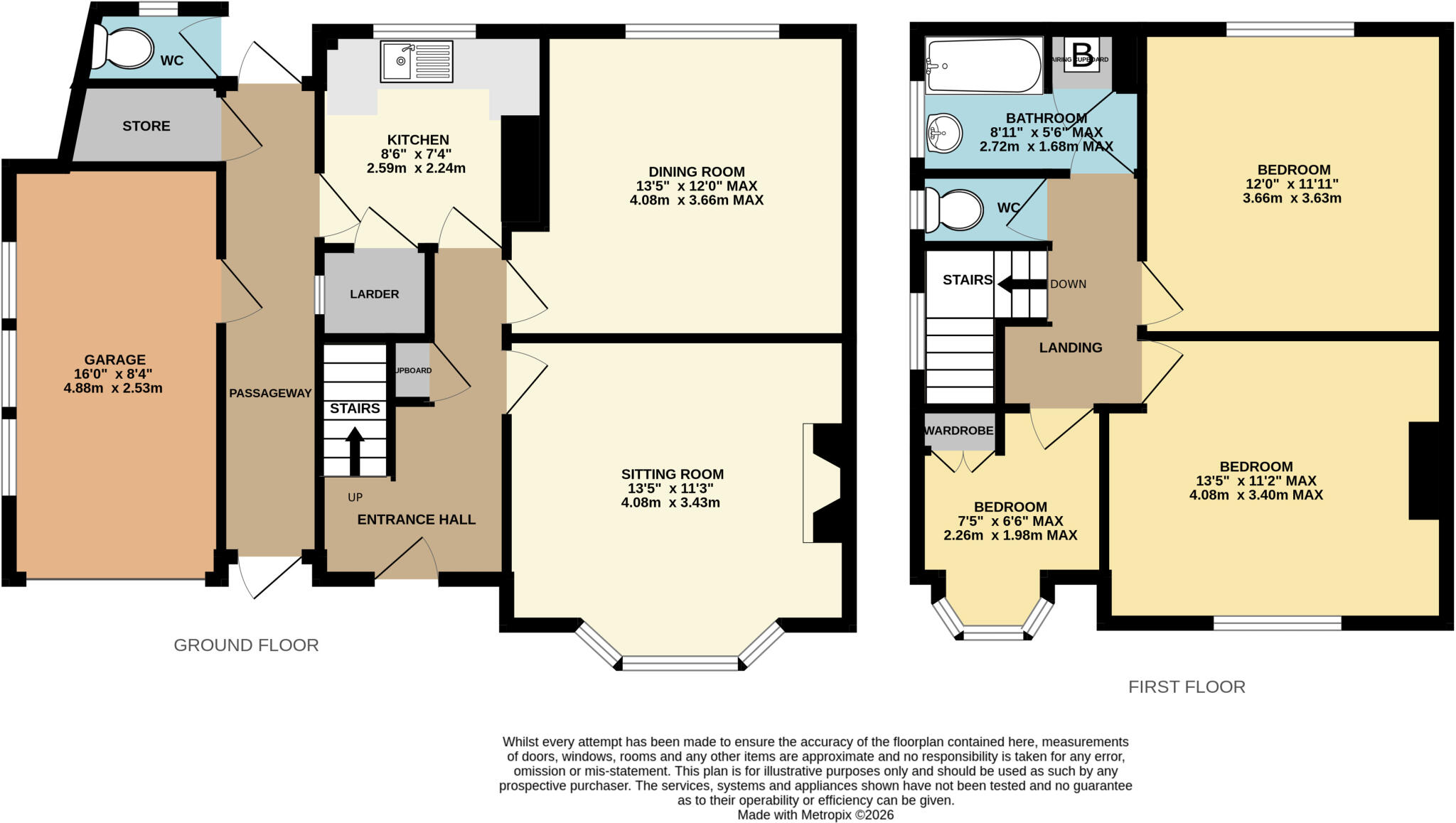 Boraston Lane, Burford, Tenbury Wells, Worcestershire, WR15 8LE floorplan