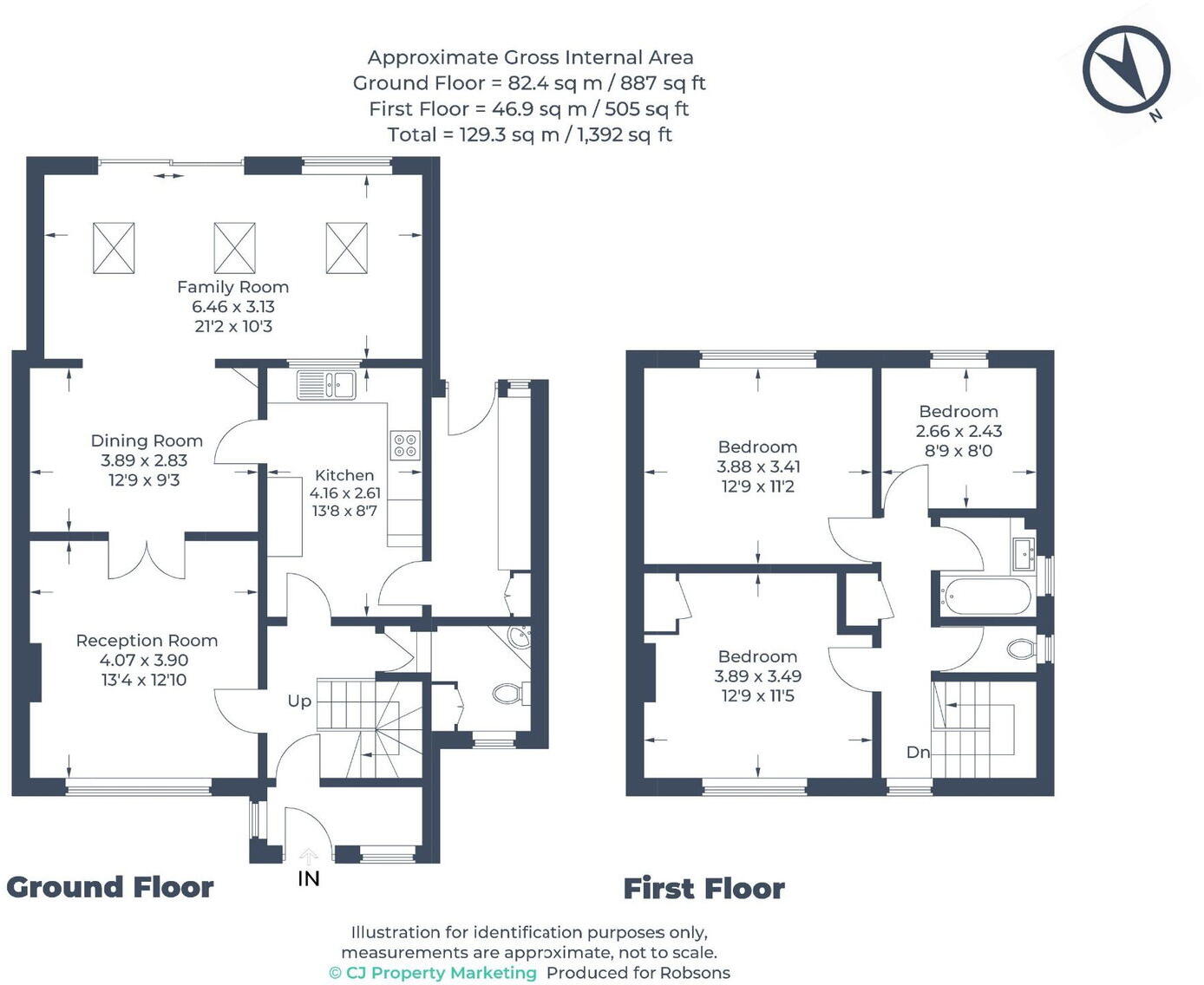 Evelyn Drive, Pinner HA5 floorplan