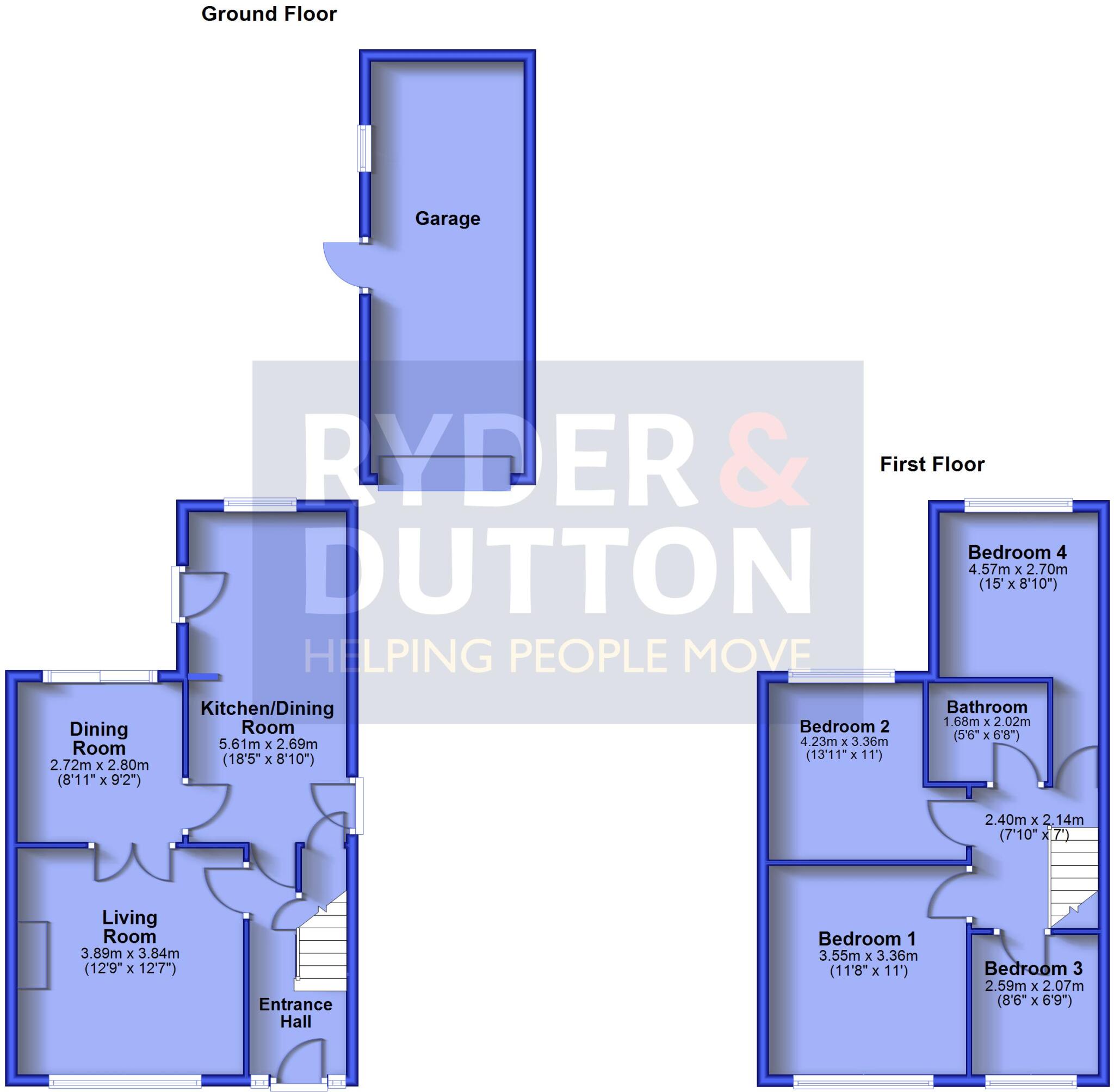 Green Gardens, Golcar, Huddersfield, HD7 floorplan