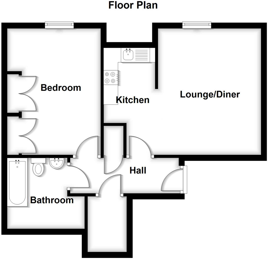 Simpson Square, St. Michaels Street, Shrewsbury floorplan