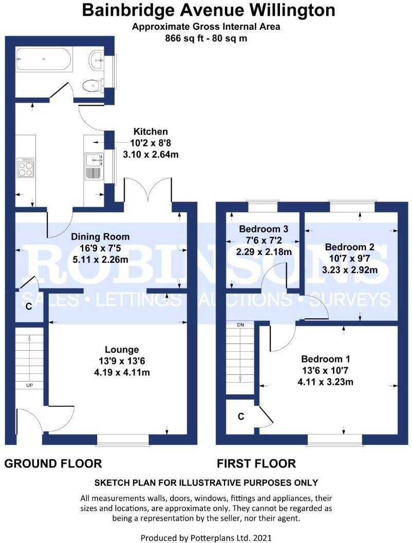 Bainbridge Avenue Willington floorplan