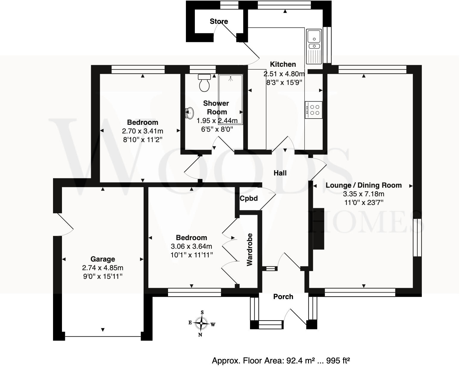 Blindwell Avenue, Kingsteignton, Newton Abbot floorplan