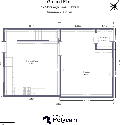 Stoneleigh Street, Derker, Oldham, Lancashire, OL1 floorplan