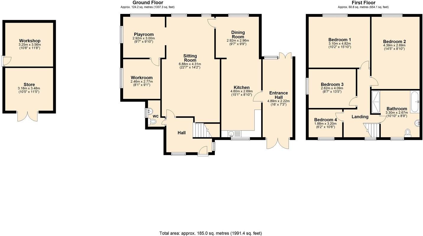 Pheasant Close, Mulbarton floorplan