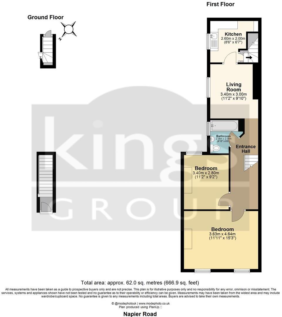 Napier Road, London floorplan