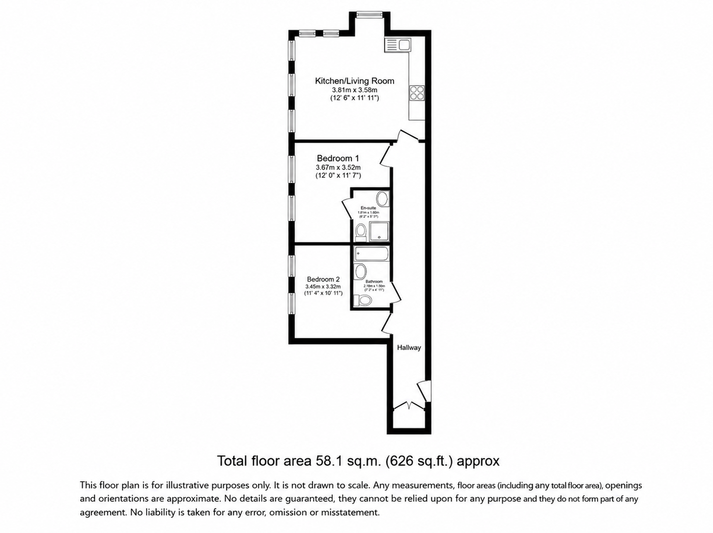 Basilica Apartments, Barbers Lane, Northwich floorplan