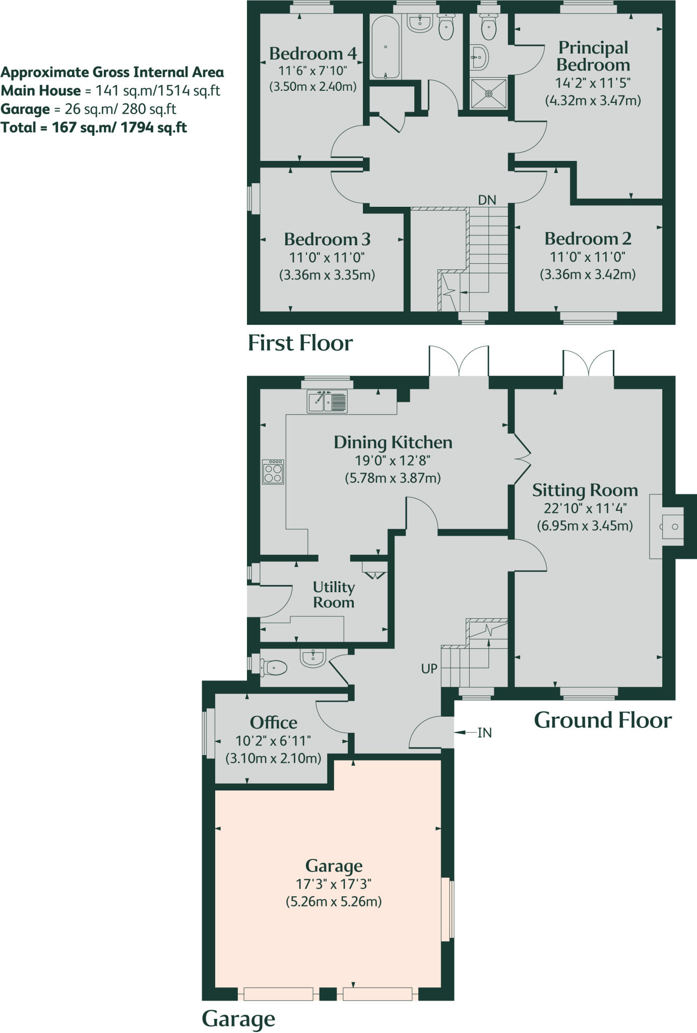 Meadow View, Greatford floorplan