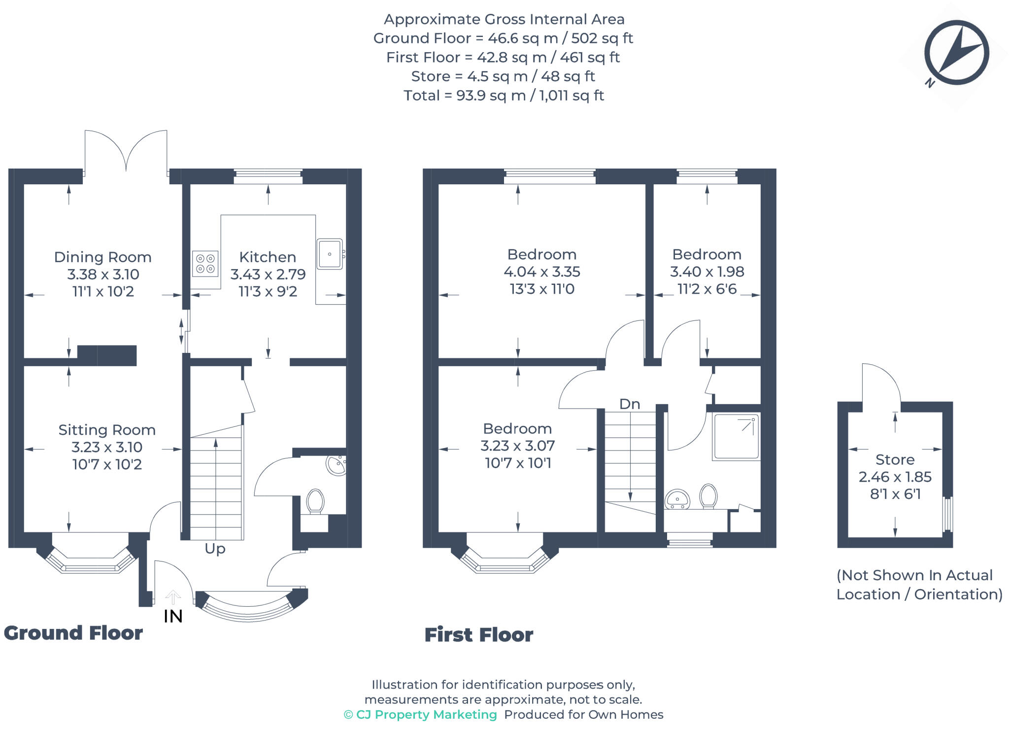 Meadow Way, Stevenage, Hertfordshire floorplan