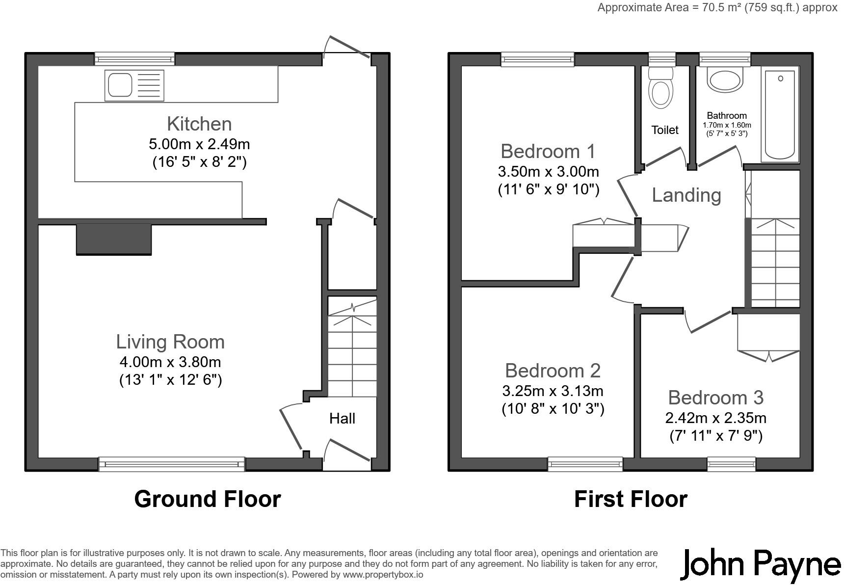 Anstridge Road London SE9 floorplan