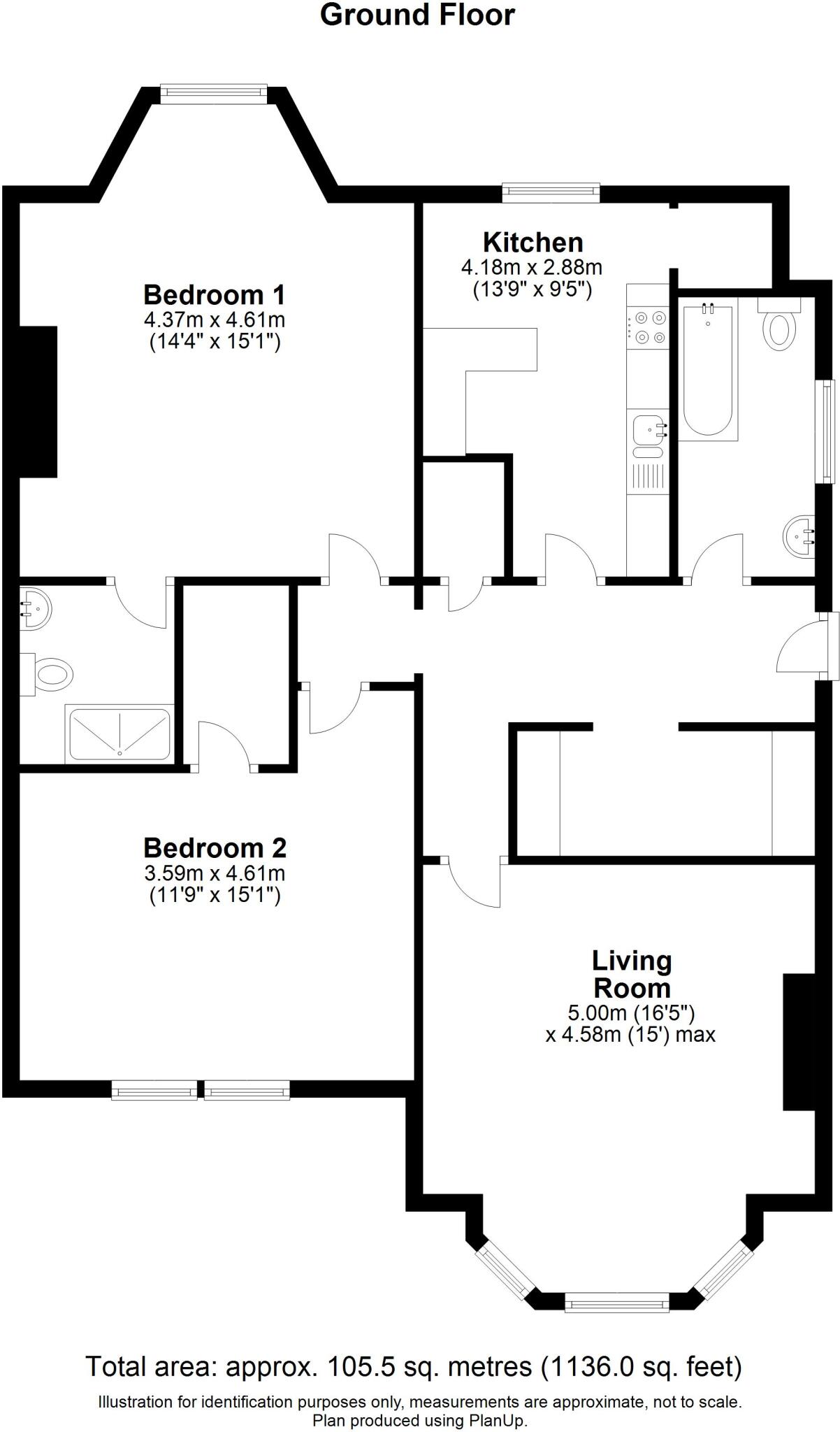 Miles Road, Clifton floorplan