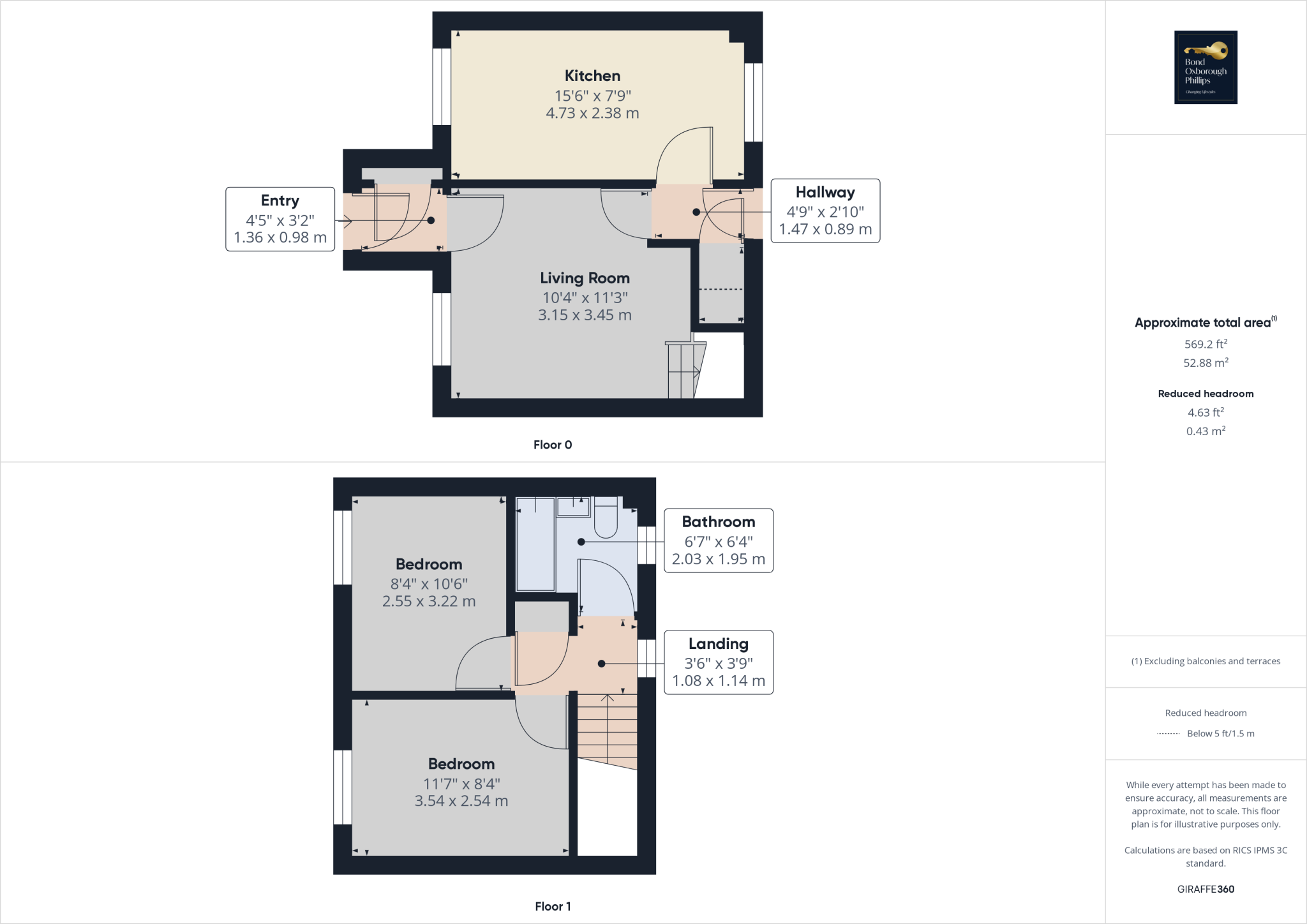 3, Cliff End Park, Wadebridge, Cornwall floorplan
