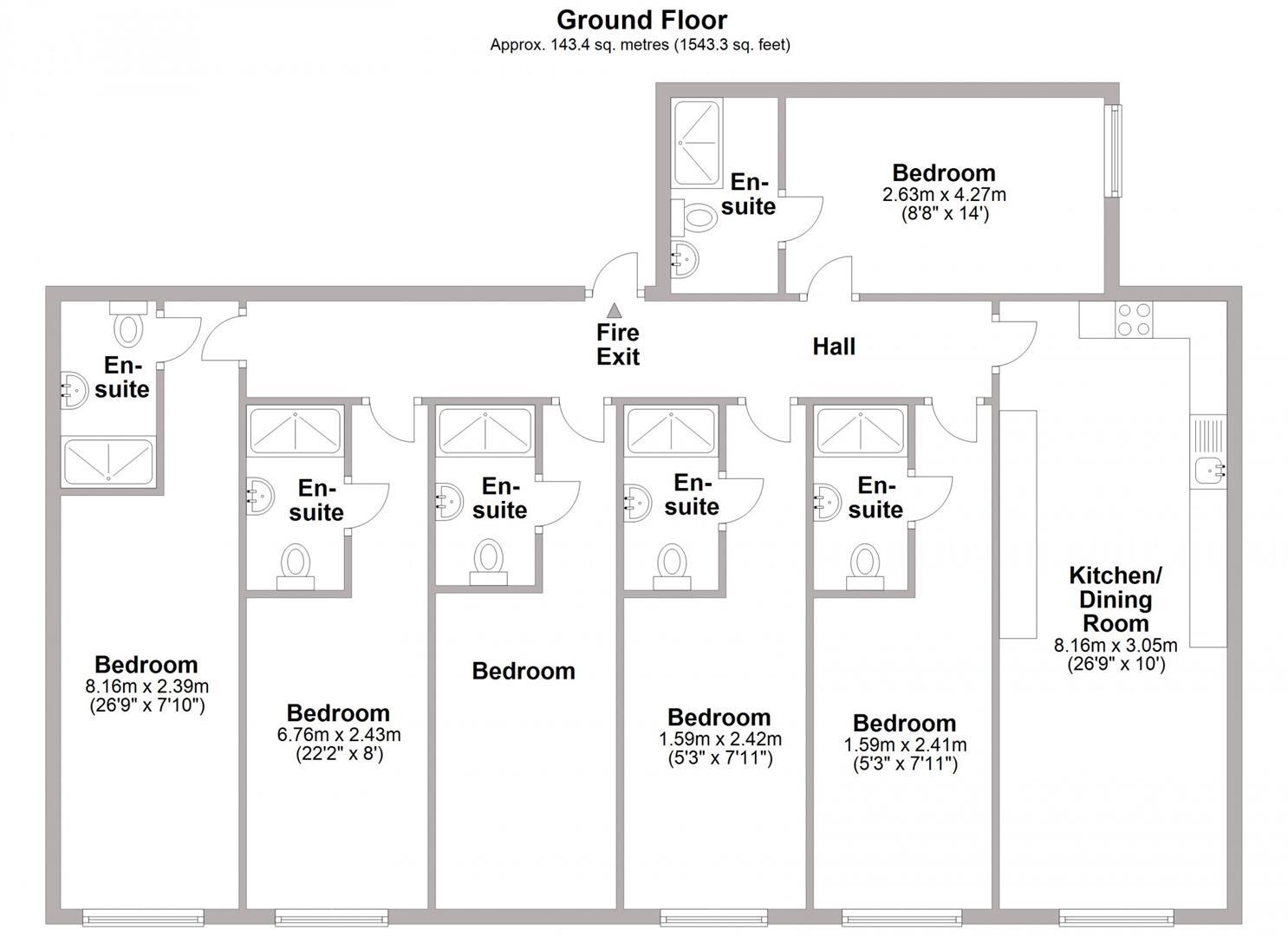 79 Bedford Street, Leamington Spa floorplan
