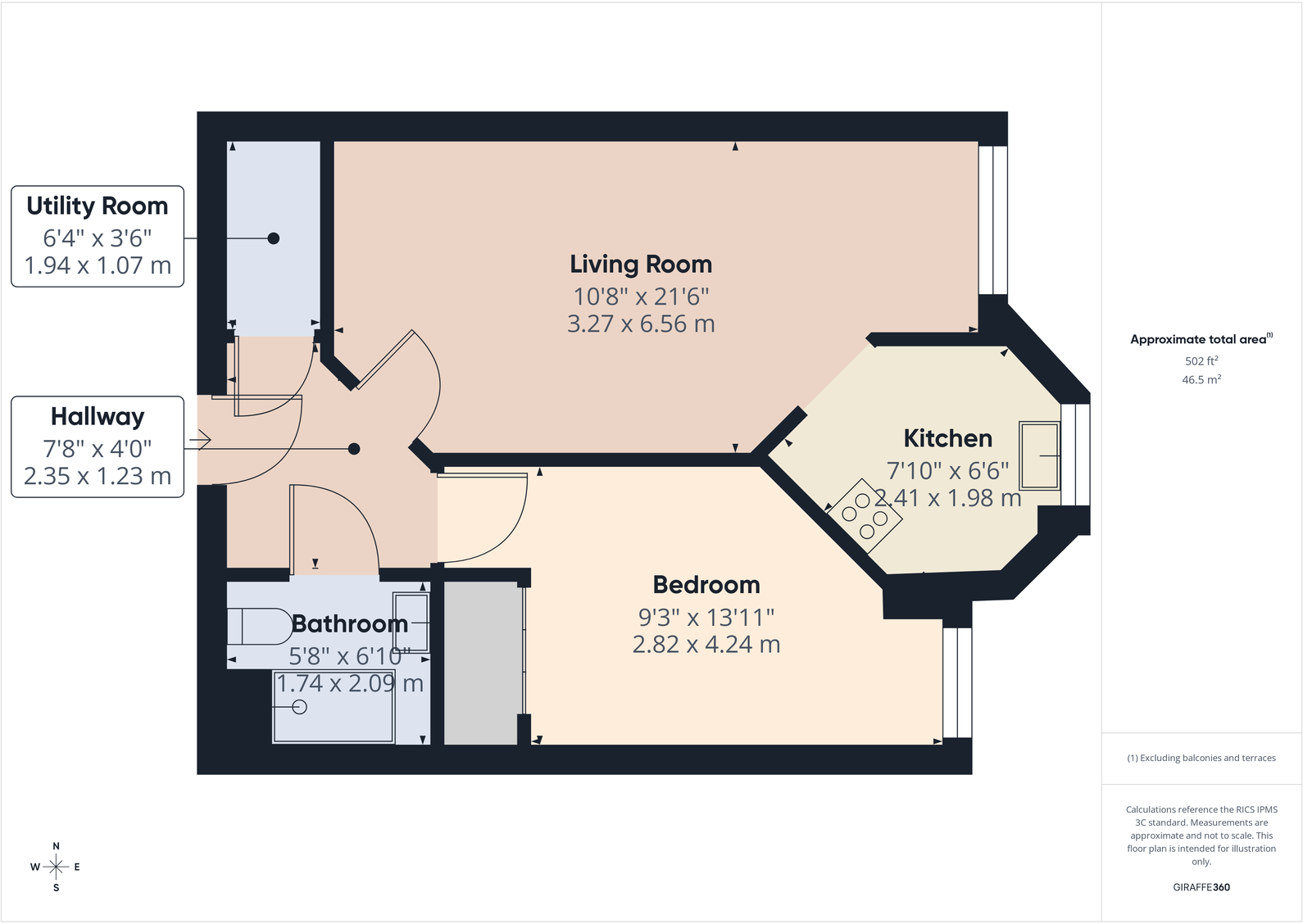 Argent Court, Leicester Road, Barnet, EN5 5FL floorplan