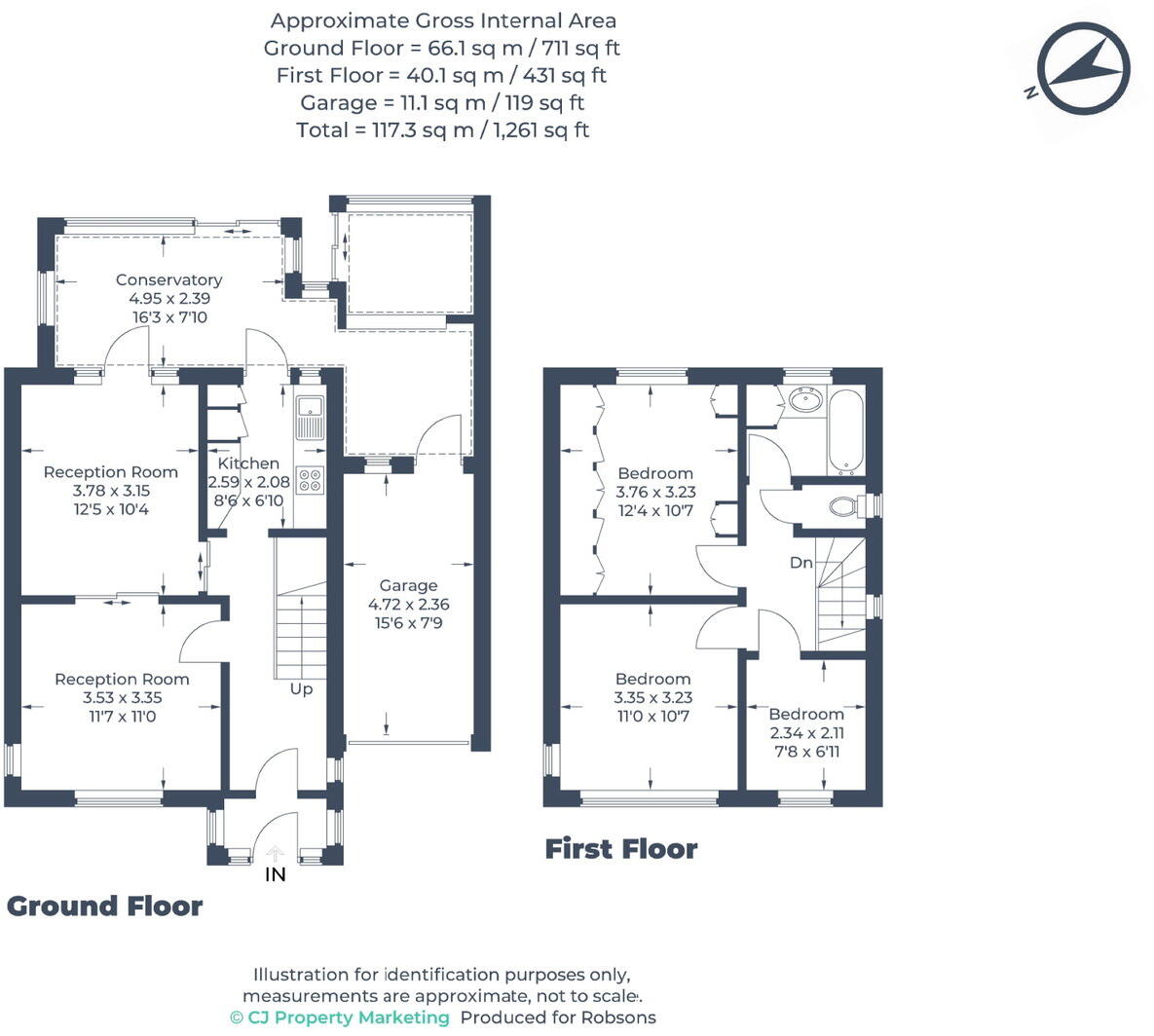 Lawrence Road, Pinner HA5 floorplan