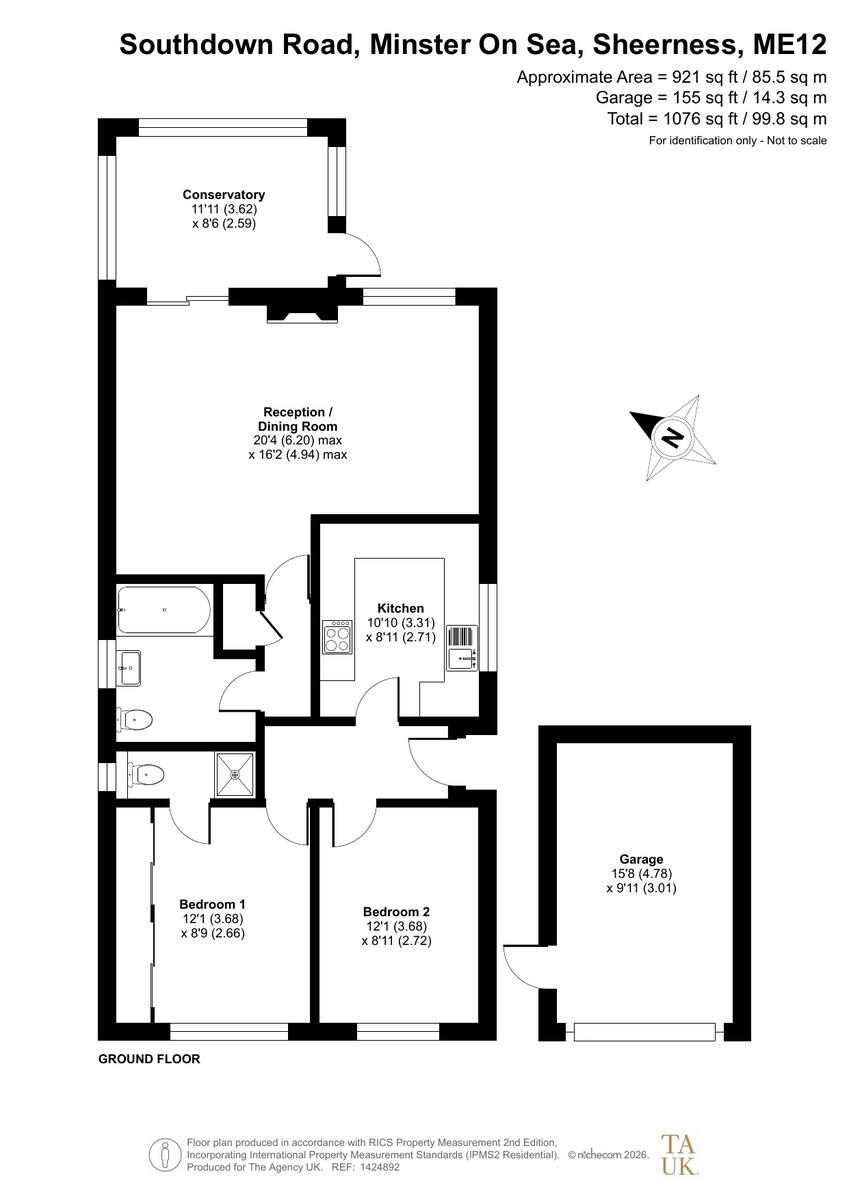 Southdown Road, Minster On Sea, ME12 floorplan