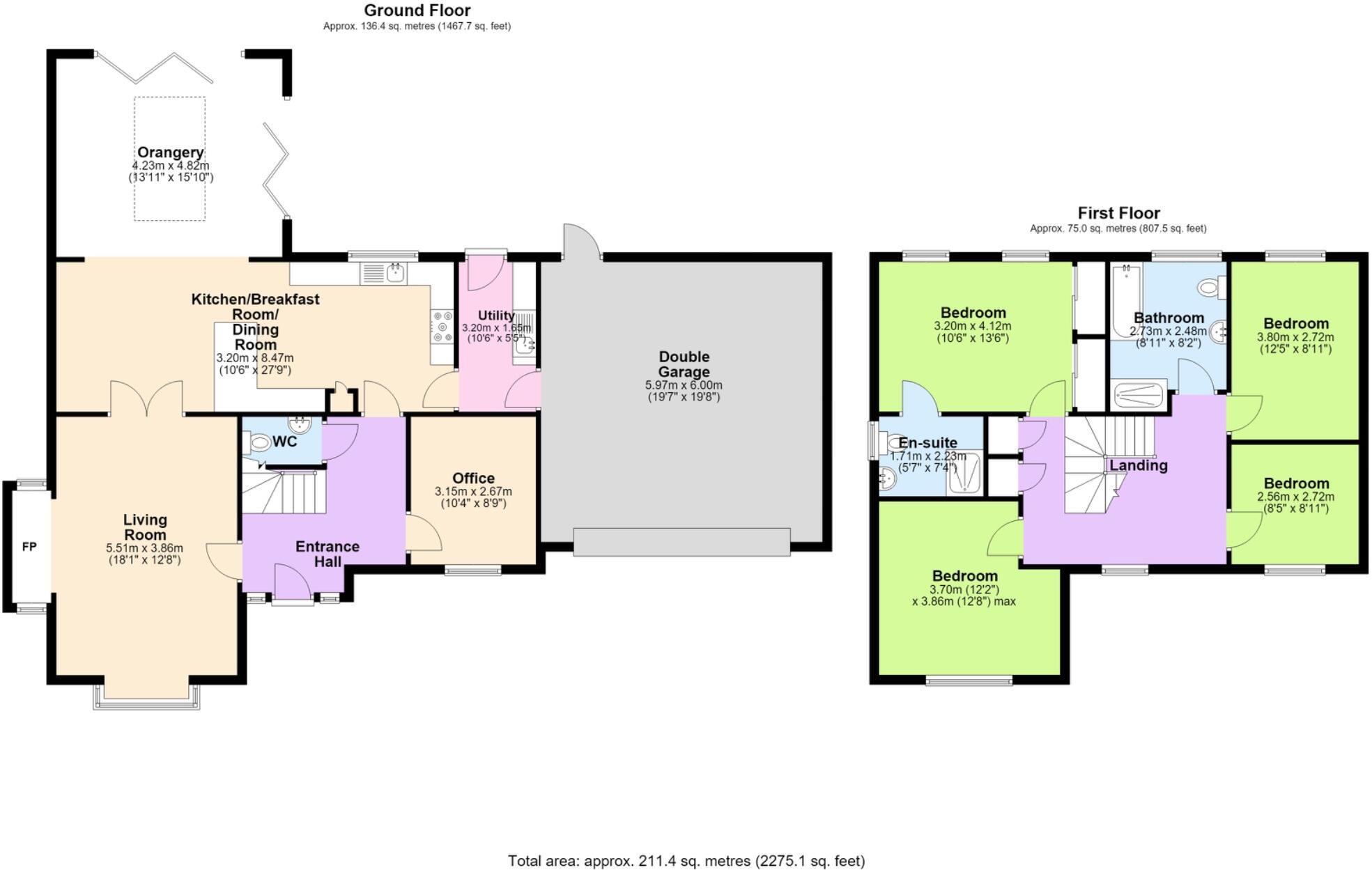Clark Croft, Tibberton, Newport, Shropshire, TF10 8EZ floorplan