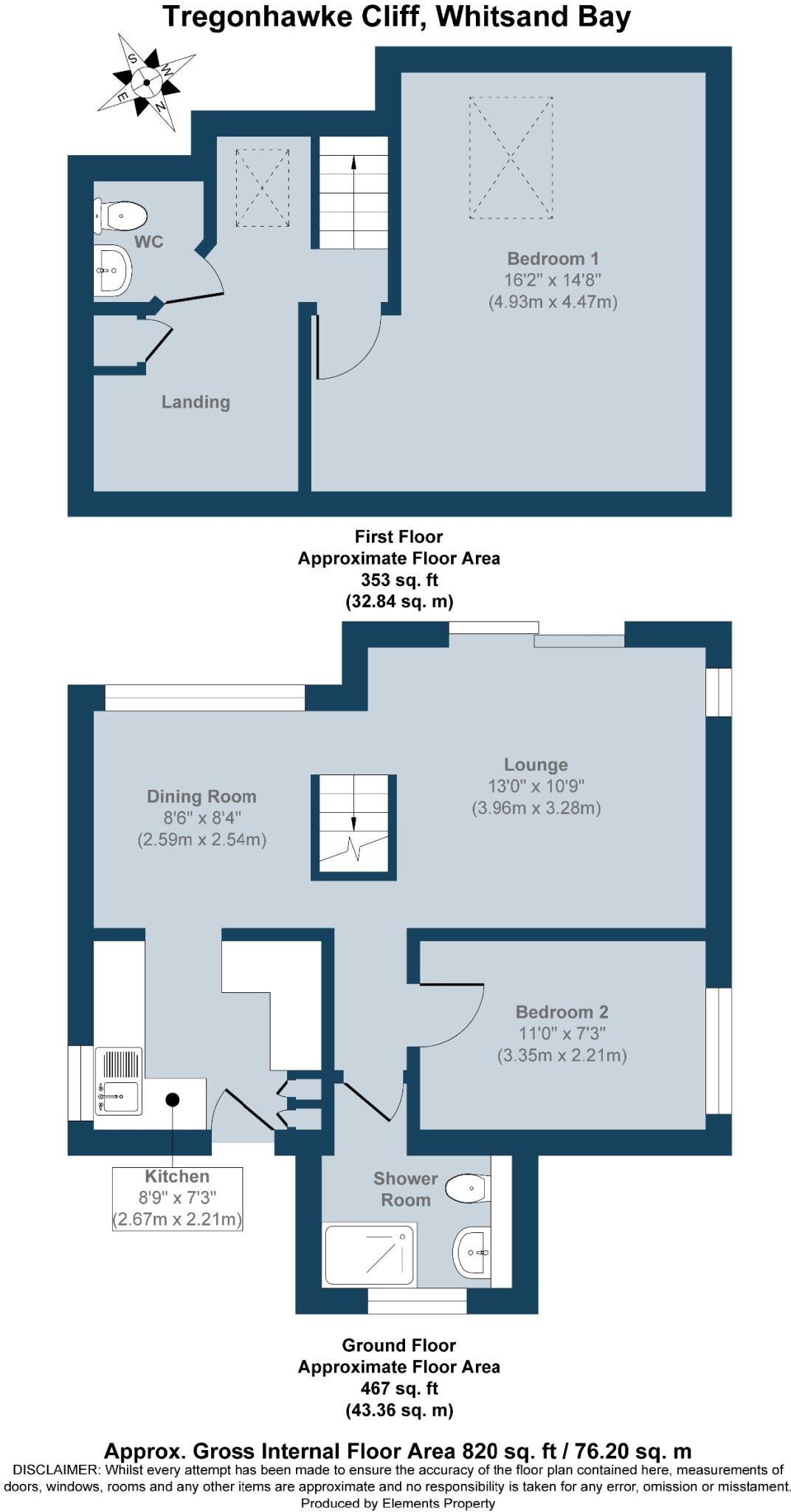 St Davids, Whitsand Bay, Cornwall, PL10 floorplan
