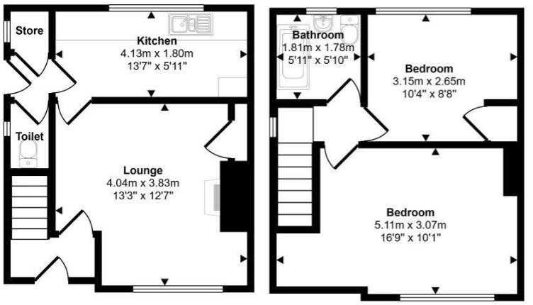 Weardale Crescent, Tow Law, Bishop Auckland, DL13 floorplan