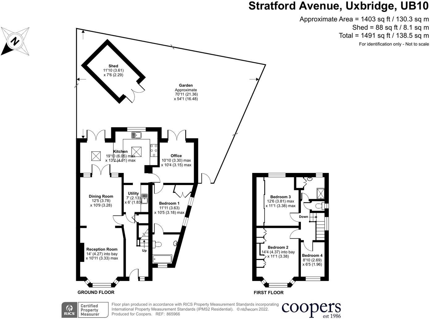 Stratford Avenue, Hillingdon, UB10 floorplan