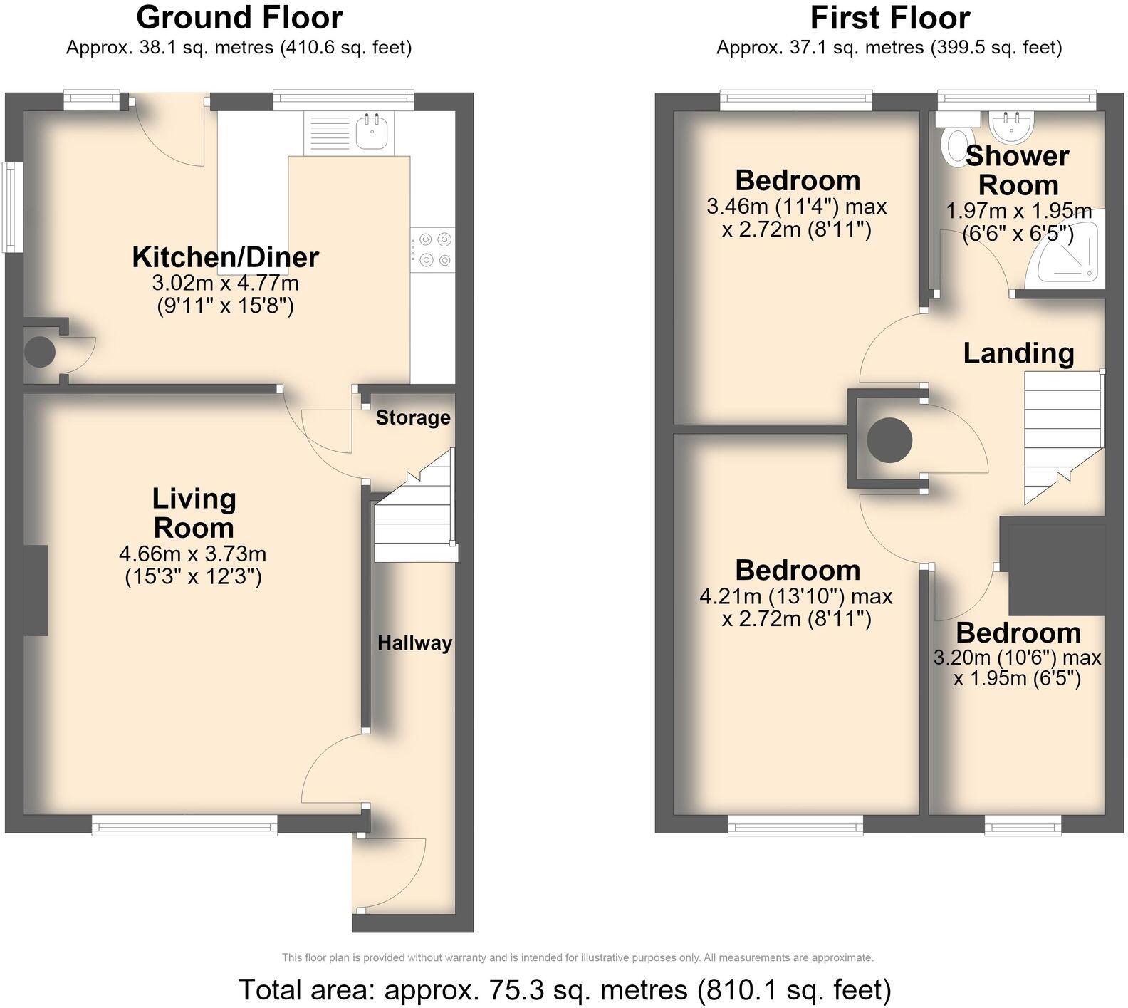 Trenton Close, Woodhouse, S13 floorplan