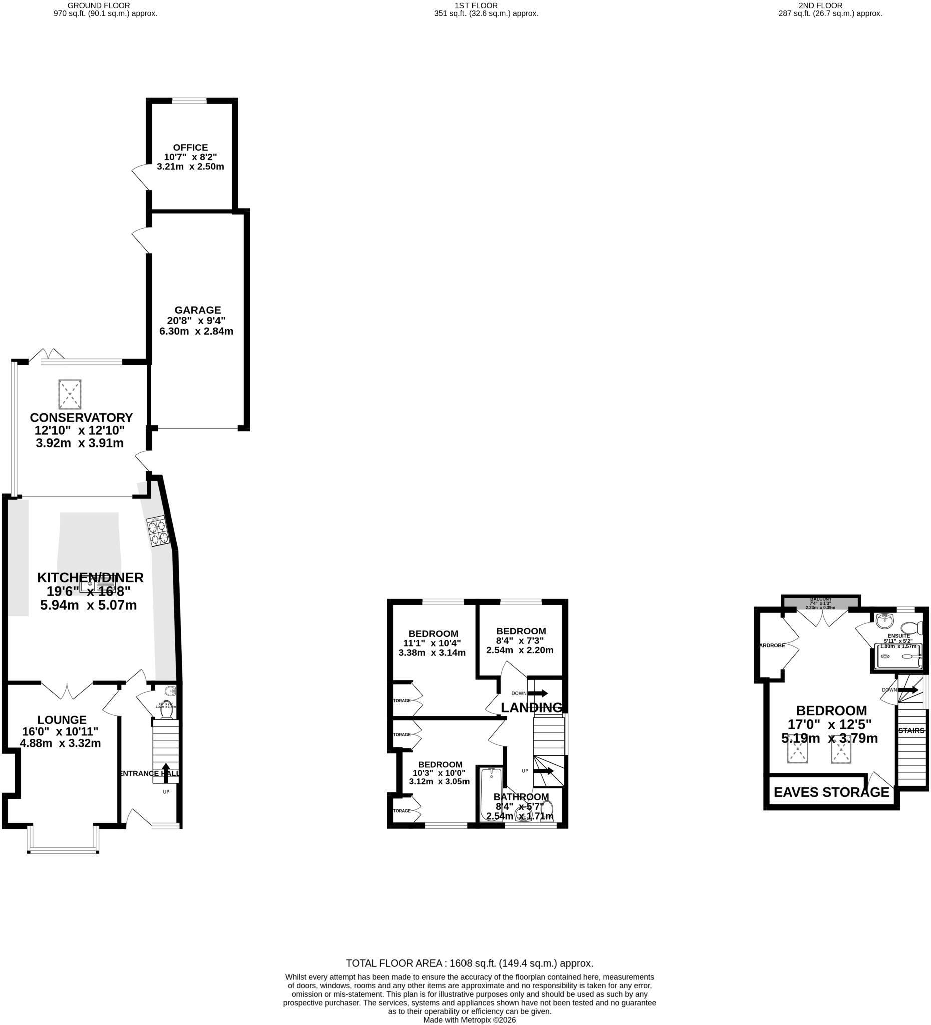 Tollgate Road, Colney Heath, St. Albans, Hertfordshire, AL4 floorplan