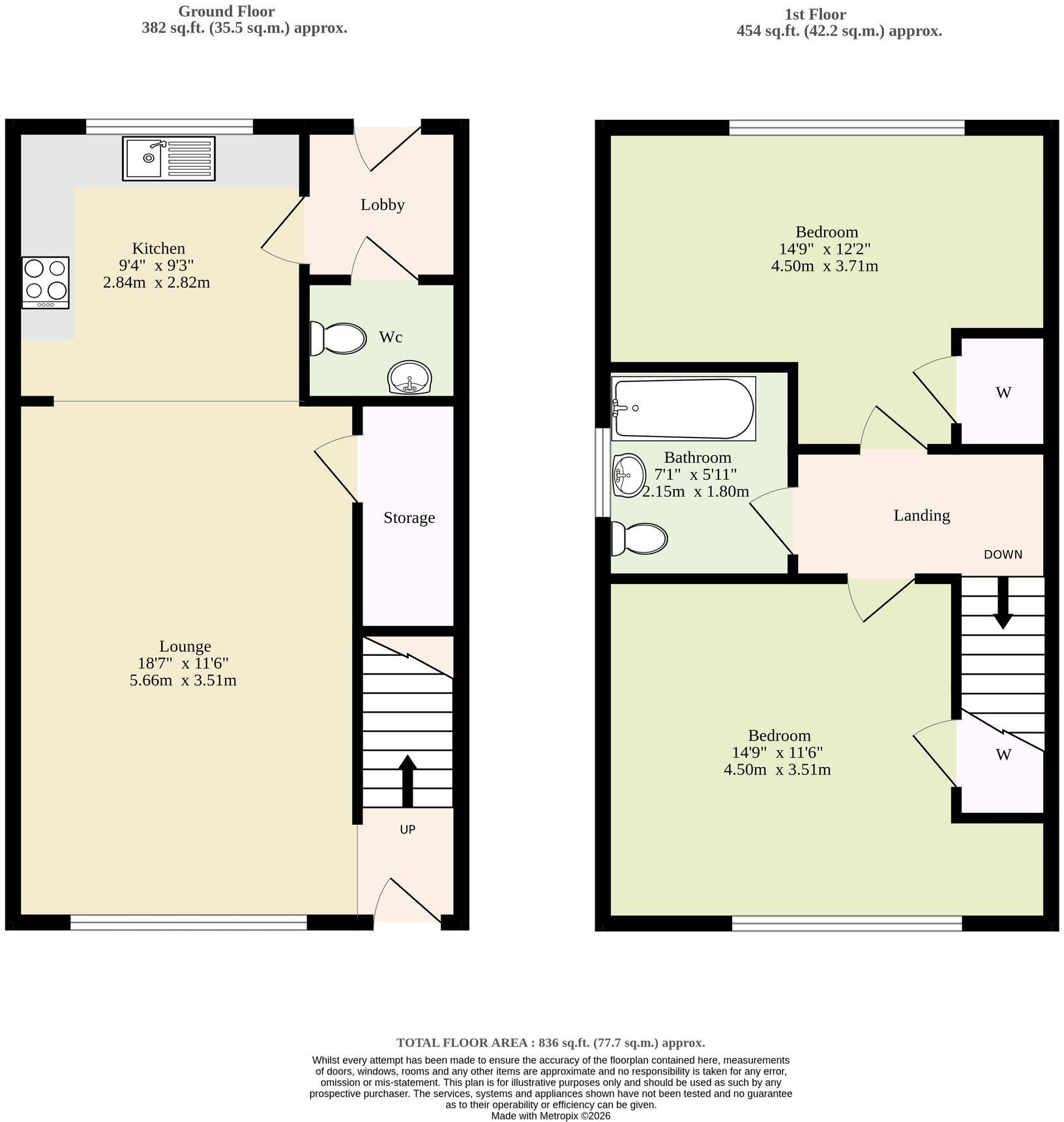 Innes Place, Cringleford floorplan