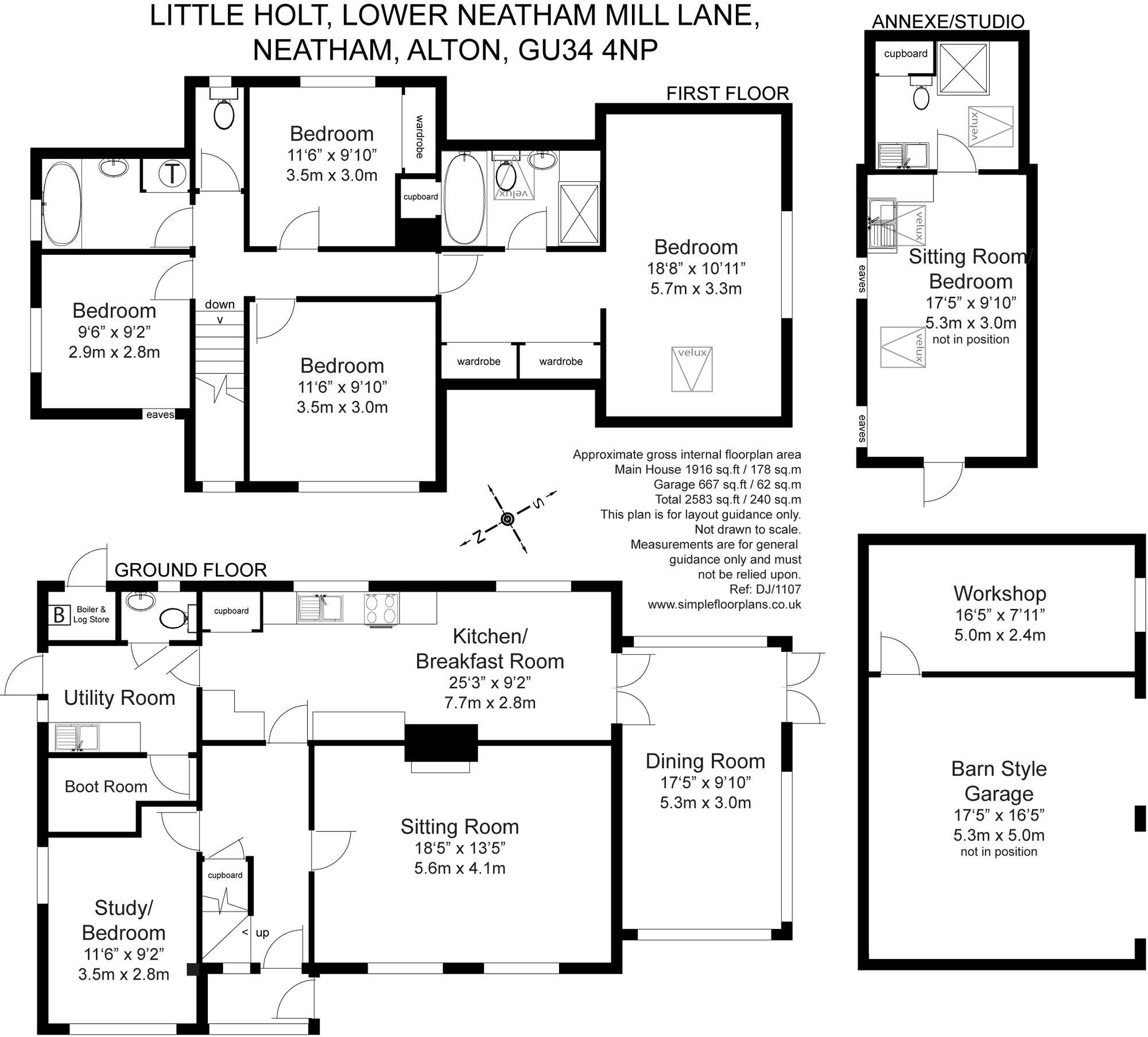 Lower Neatham Mill Lane, Neatham, GU34 floorplan
