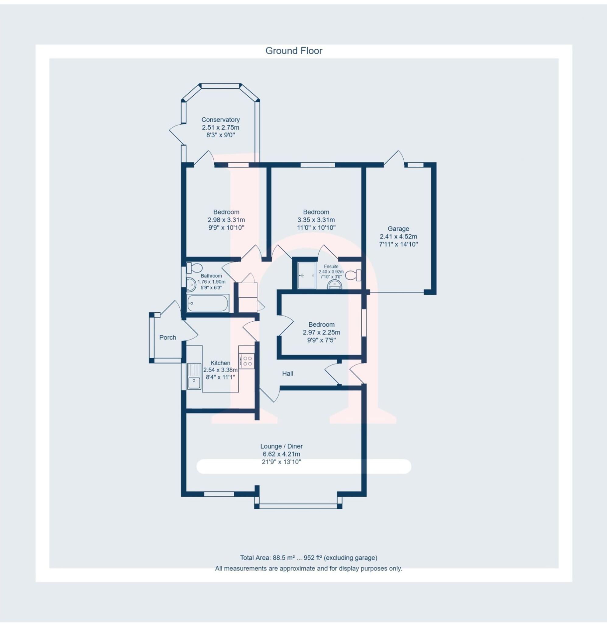 Aston Close, Prenton, CH43 floorplan