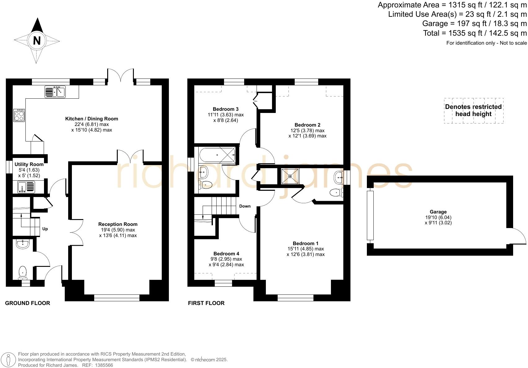 Coffin Close, Highworth, Swindon, SN6 floorplan
