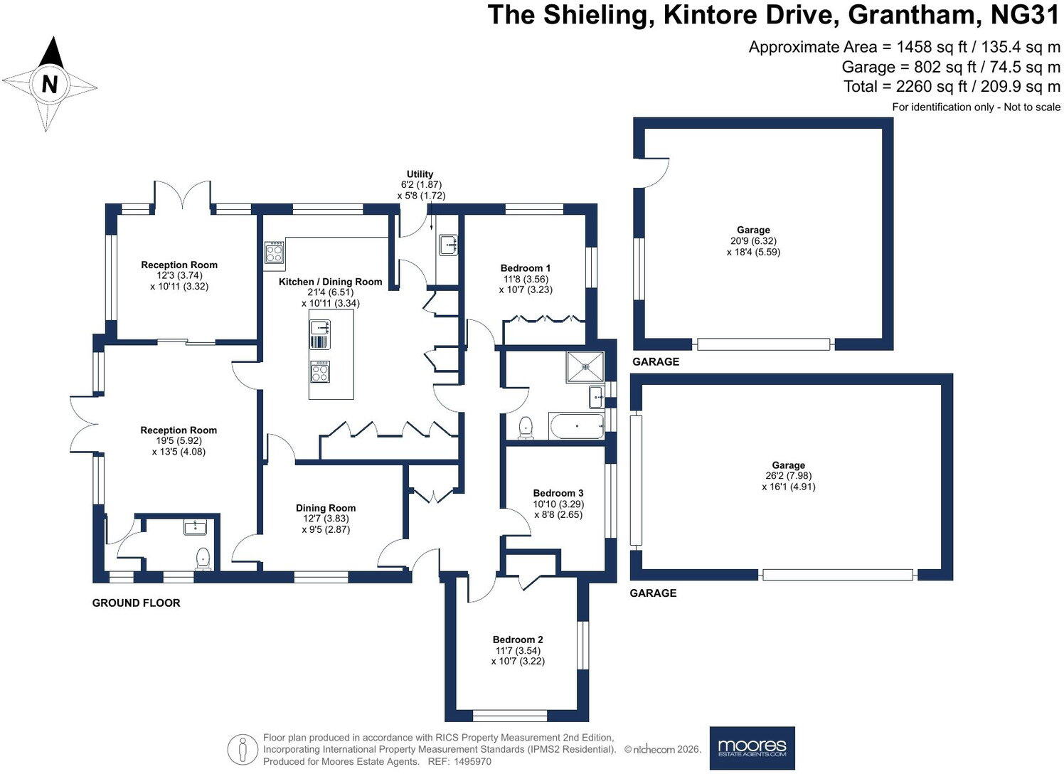 Kintore Drive, Grantham floorplan