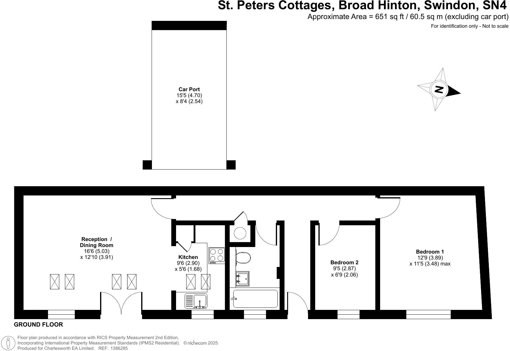 St Peters Cottages, Broad Hinton, SN4 floorplan
