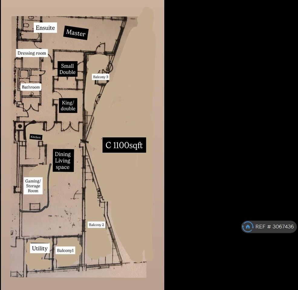 Cascades Tower, London, E14 floorplan